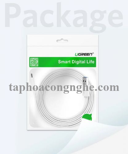 Ugreen 10691 0.5M màu Trắng Cáp USB TypeC sang USB 3.0 cáp dẹt US172 30010691